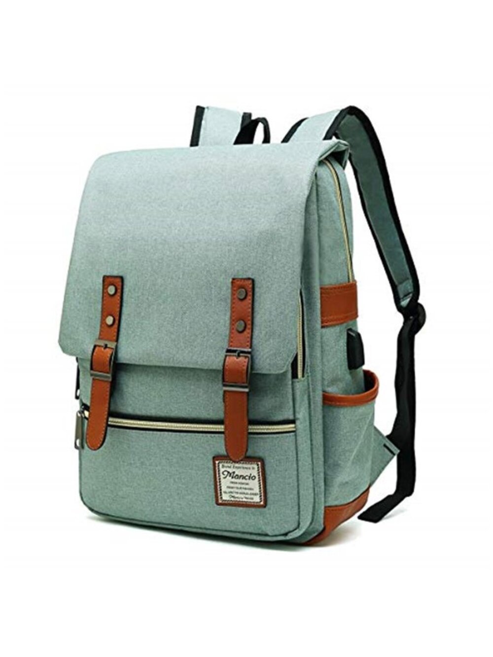 Laptop Backpack USB Charging Travel School Bookbag 15.6 Inch Computer Bag